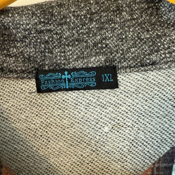 WOMENS WESTERN Multicolor Quarter-Zip JACKET - Picture 3 of 4